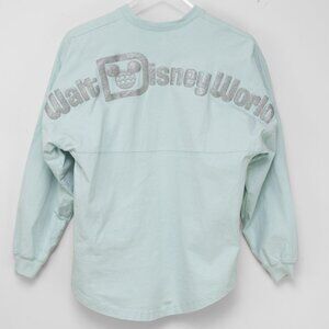 Walt Disney World Arendelle Spirit Jersey Filter Silver Aqua Blue Size XS